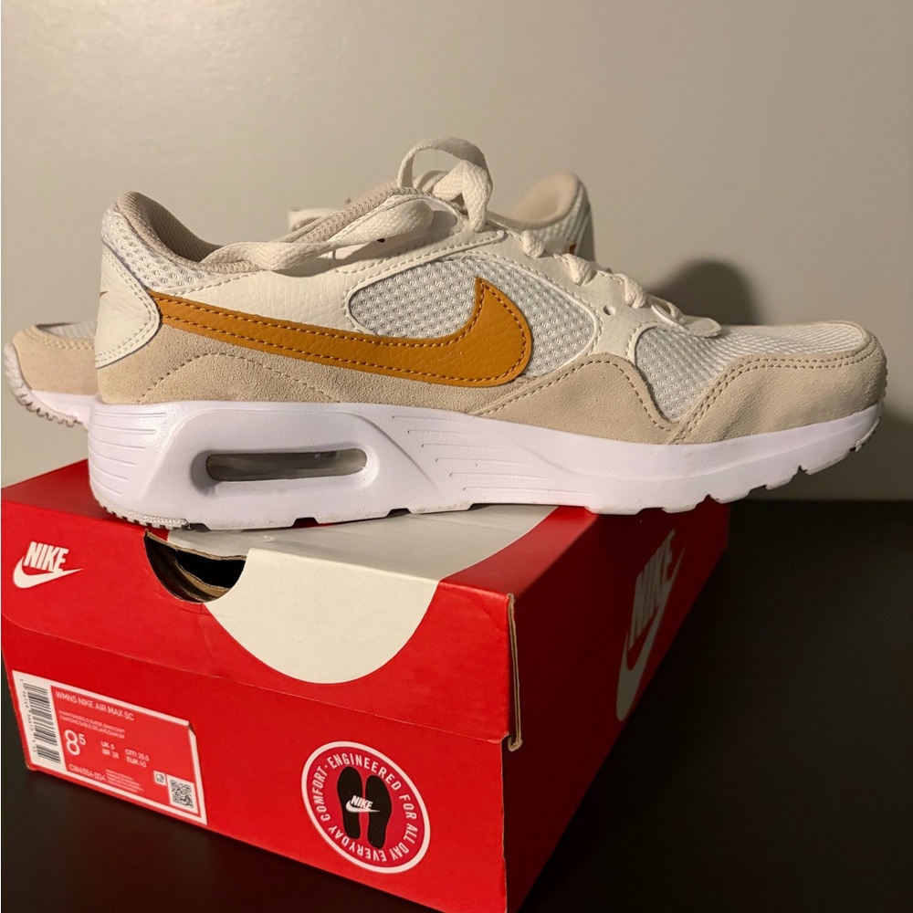 Nike Cream and Mustard Sneakers